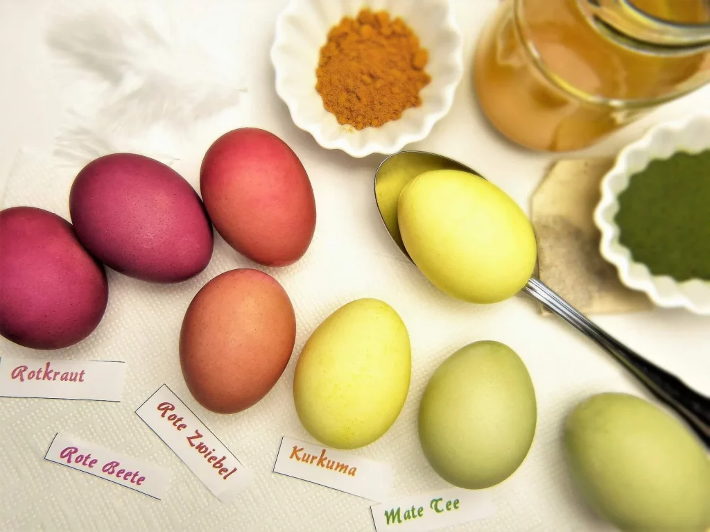 barvy na vajíčka
