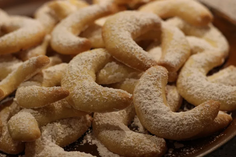 nejlepší vánoční cukroví - voňavé vanilkové rohlíčky